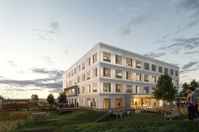 Cradle to Cradle - Ein Blick auf das Gründungszentrum LUNEDELTA in Bremerhaven Autor BIS Bremerhaven | © BIS/Partner und Partner