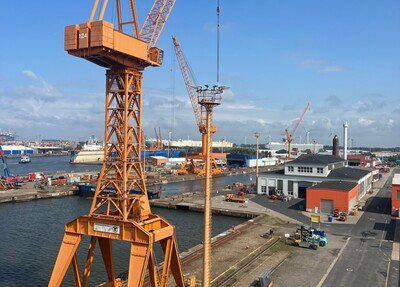 Bremerhavener Lloyd-Werft bringt grünen Strom vom Meer | © Helmut Stapel