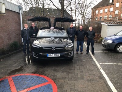 Neue Schnellladesäule in Bremerhaven | © Hochschule Bremerhaven