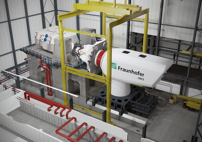 Mit dem richtigen Dreh zum Öko-Strom: HighTech-Prüfstand für Gondeln von Windenergieanlagen ist international gefragt | © Helmut Stapel / Fraunhofer IWES