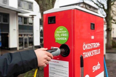 Neue Stromsäule für E-Autos | © David Farcas