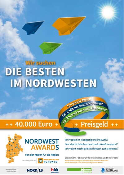 Wanted: NachhaltigkeitsAward Nordwest 2020 | © NachhaltigkeitsAward Nordwest 2020 Wanted: NachhaltigkeitsAward Nordwest 2020 | © NachhaltigkeitsAward Nordwest 2020