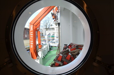 Zu Besuch an Bord der Uthörn des Alfred-Wegener-Instituts | © bremenports Zu Besuch an Bord der Uthörn des Alfred-Wegener-Instituts | © bremenports