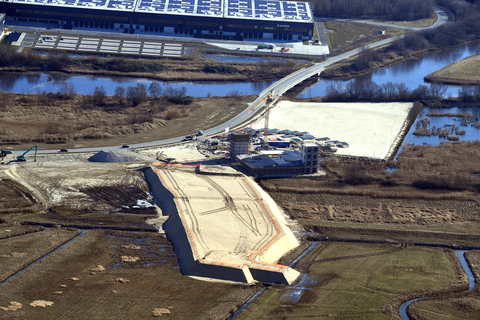 Luftbild einer Baustelle | © BIS / Scheer